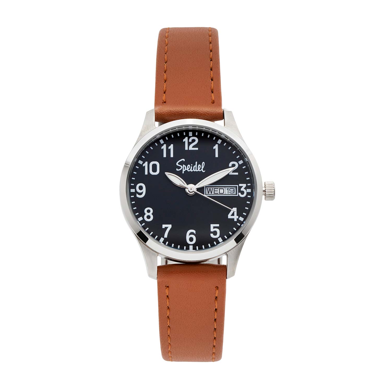 color-black-face-light-brown-band