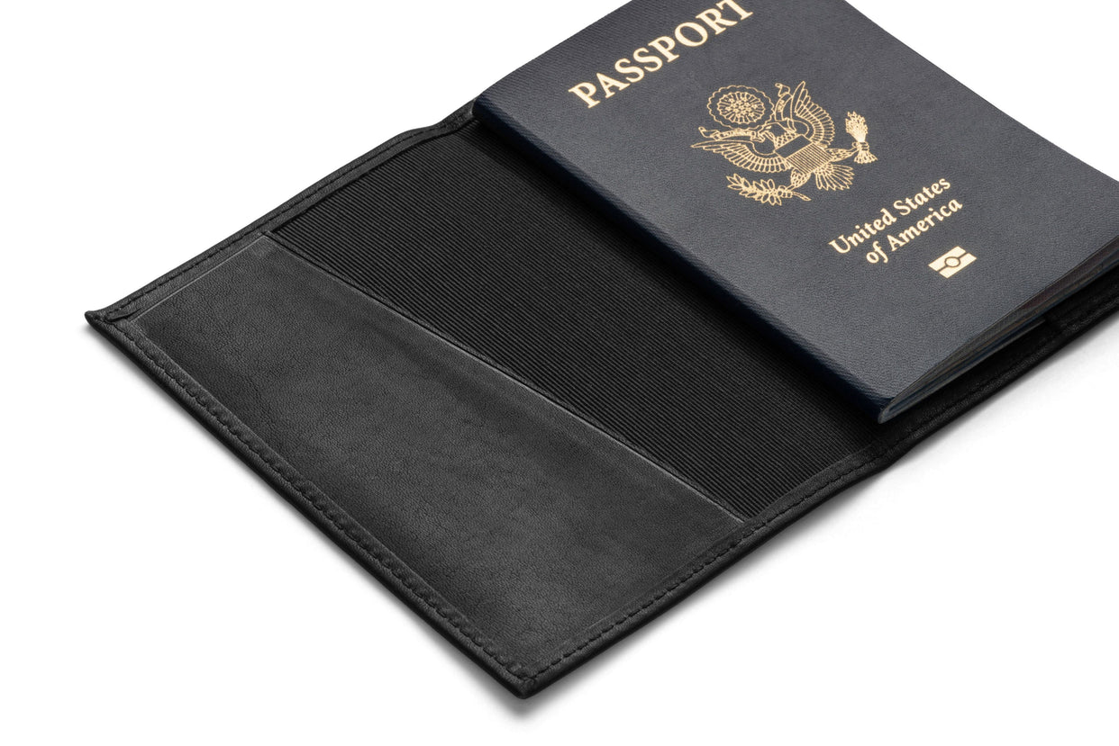 Leather Passport Book Cover In Brown Or Black