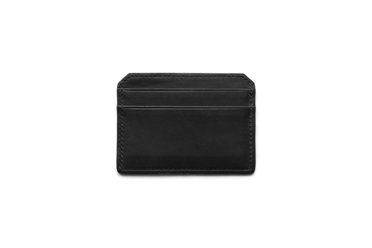 Leather Credit Card Case In Classic Essex Horween Leather