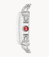 MICHELE Watches Deco Stainless Diamond Watch (33mm)