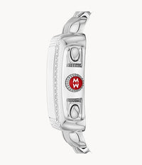 MICHELE Watches Deco Stainless Diamond Watch (33mm)