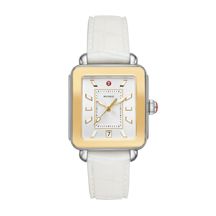 MICHELE Watches Deco Sport Two-Tone Watch (36mm)