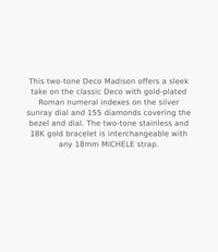 MICHELE Watches Deco Madison Diamond Dial Watch (31mm)