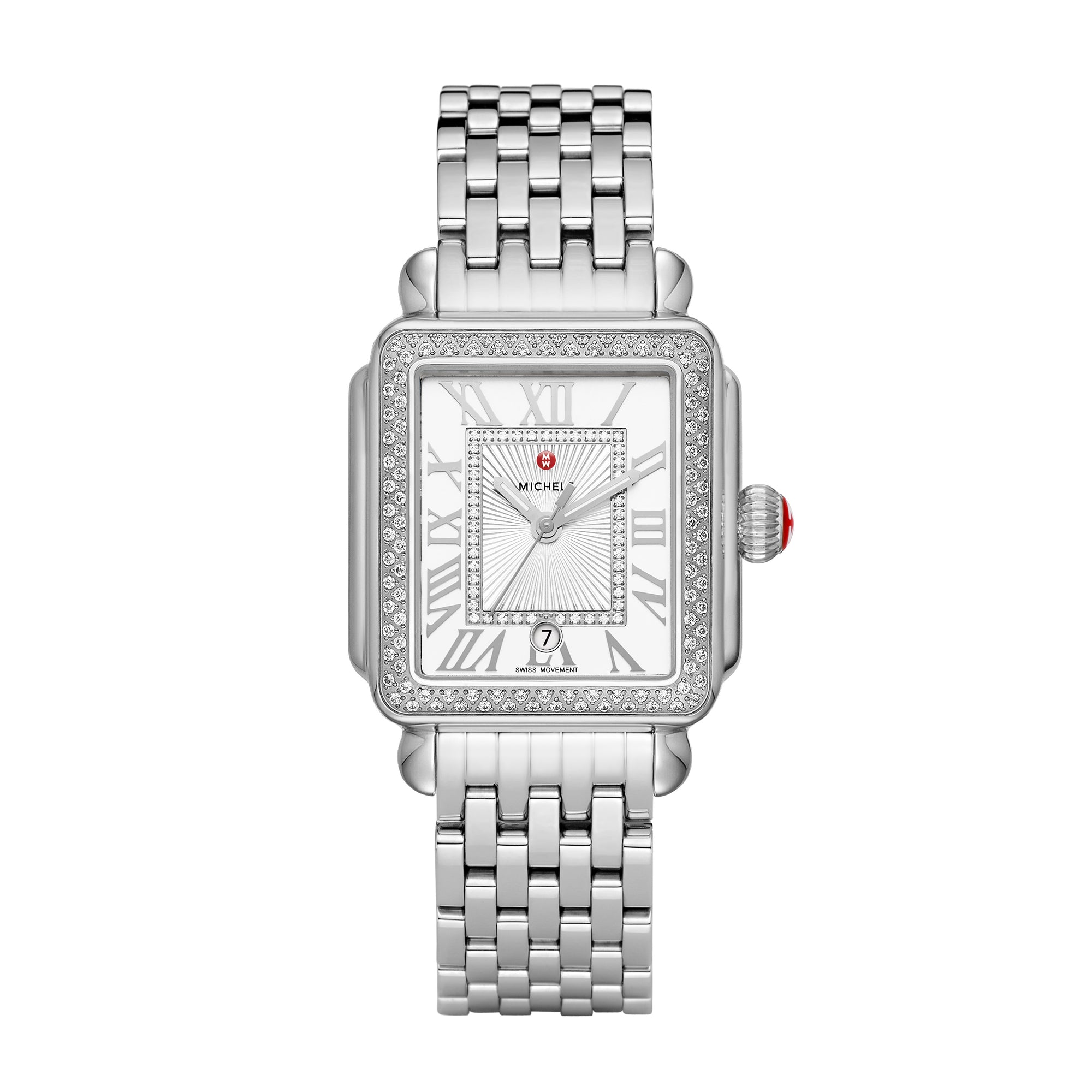 MICHELE Watches Deco Madison Diamond Dial Watch (31mm)