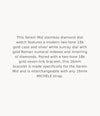 MICHELE Watches Serein Mid Diamond Sunray Dial Watch (36mm)