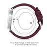 The Original Scrub Watch™ with Multicolored Dial for Medical Professionals & Students, various scrub colors