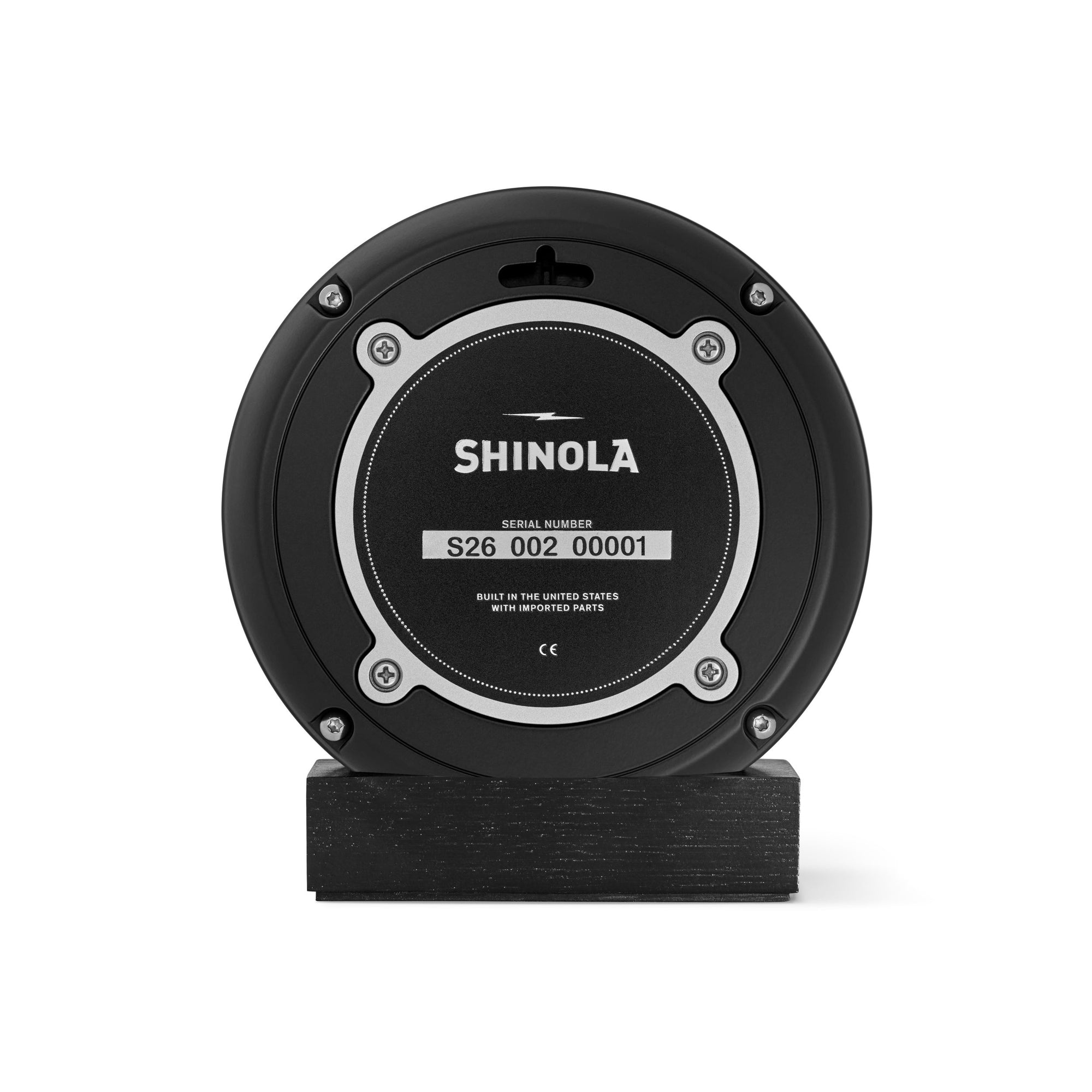 Shinola RunWell 6" Desk Clock