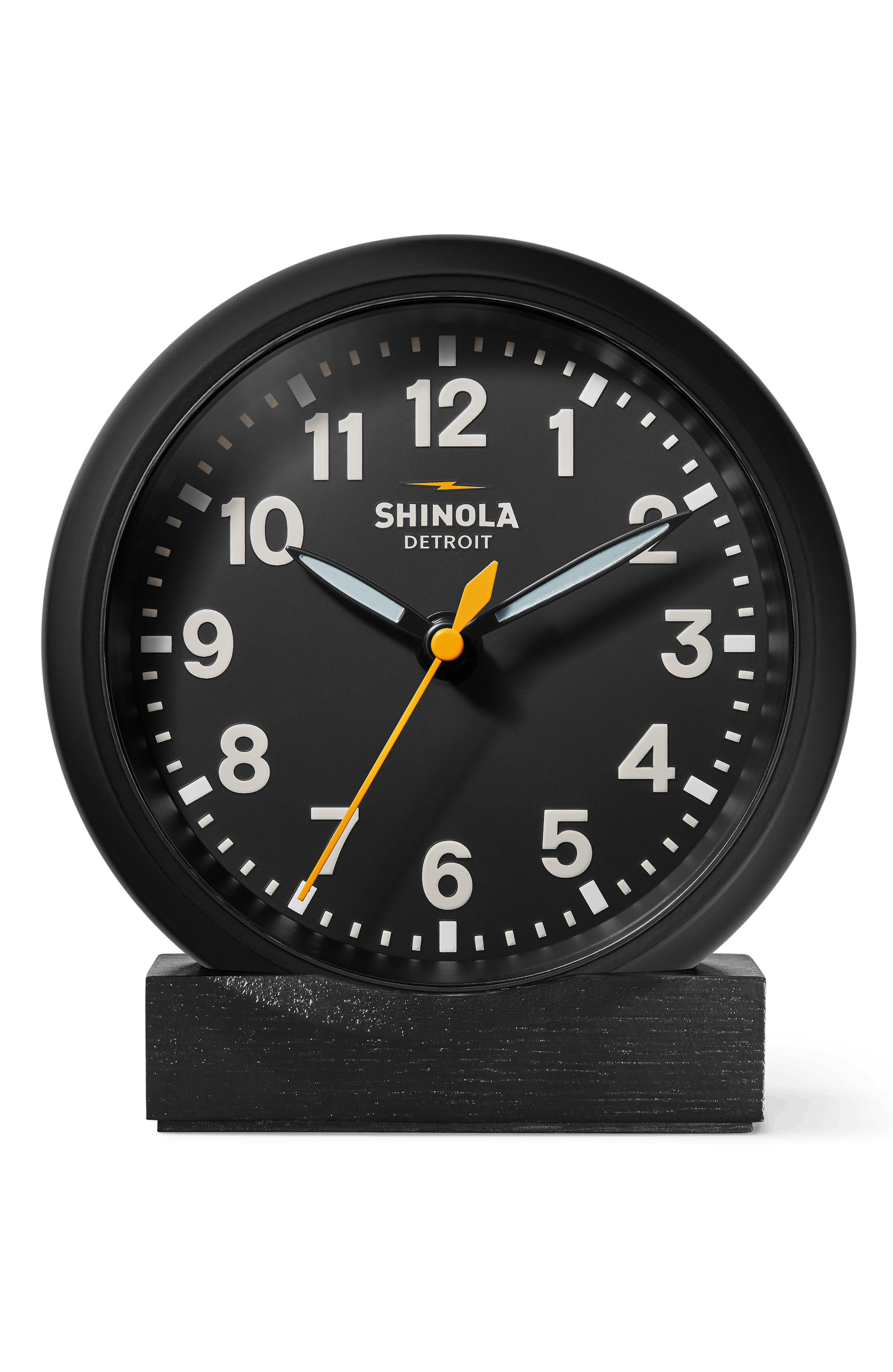 Shinola RunWell 6" Desk Clock