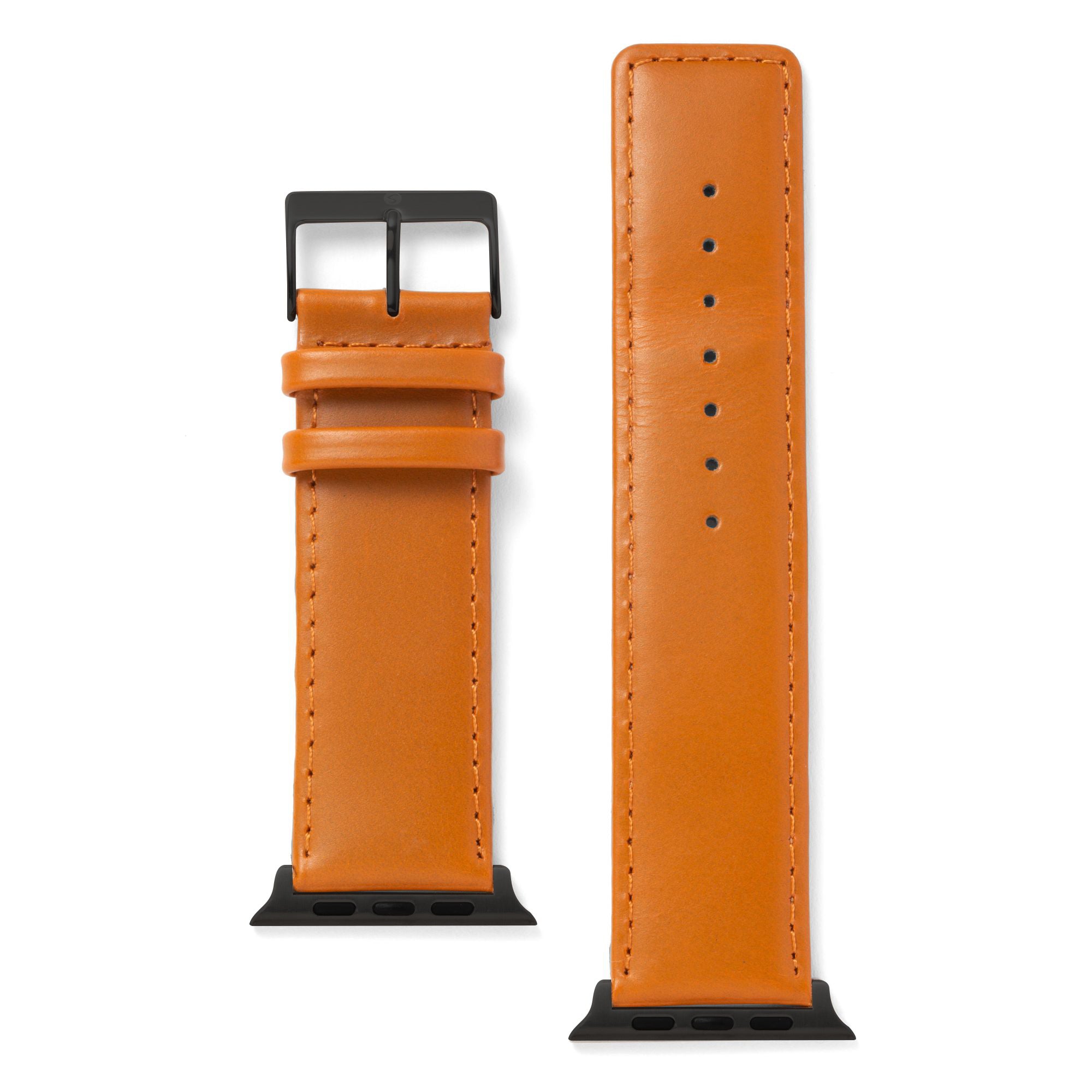 Square Tip Oiled Leather Band Compatible For Use With The Apple Watch® (series 1-10)
