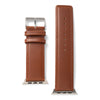 Square Tip Oiled Leather Band Compatible For Use With The Apple Watch® (series 1-9)