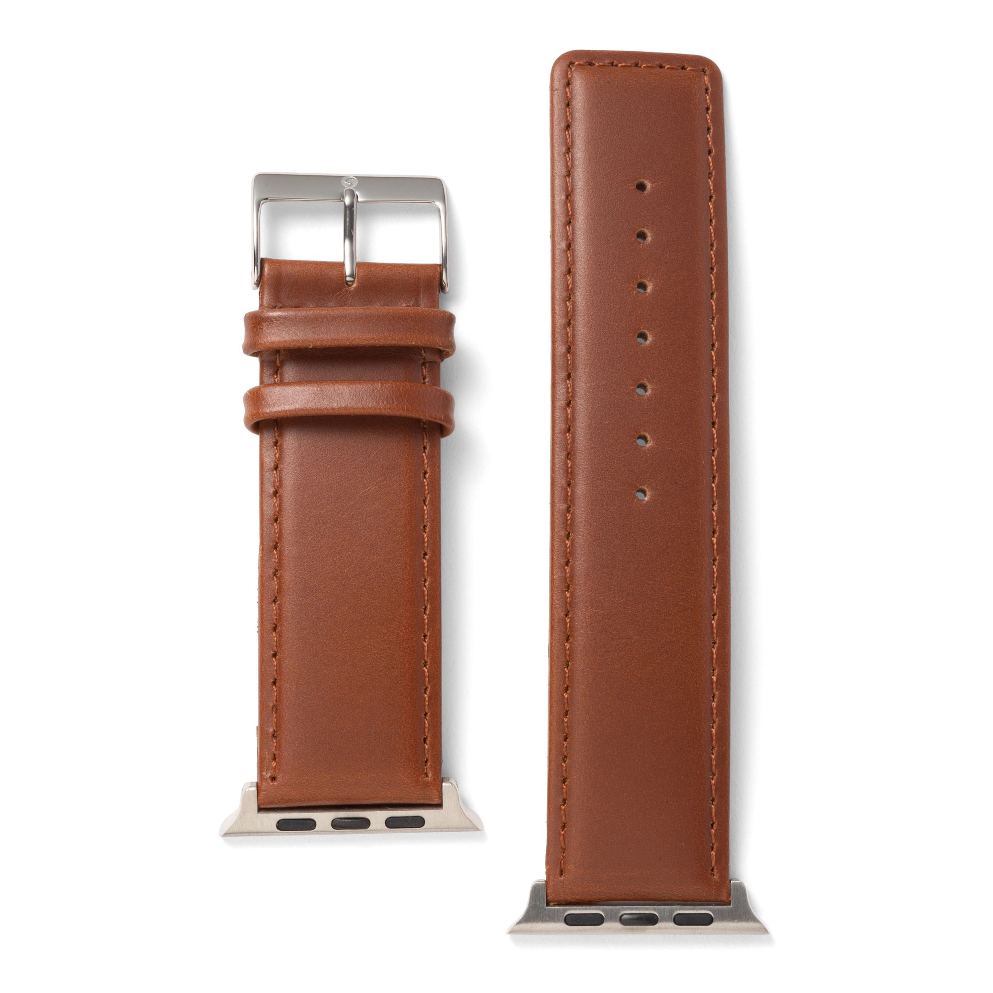 Square Tip Oiled Leather Band Compatible For Use With The Apple Watch® (series 1-10)