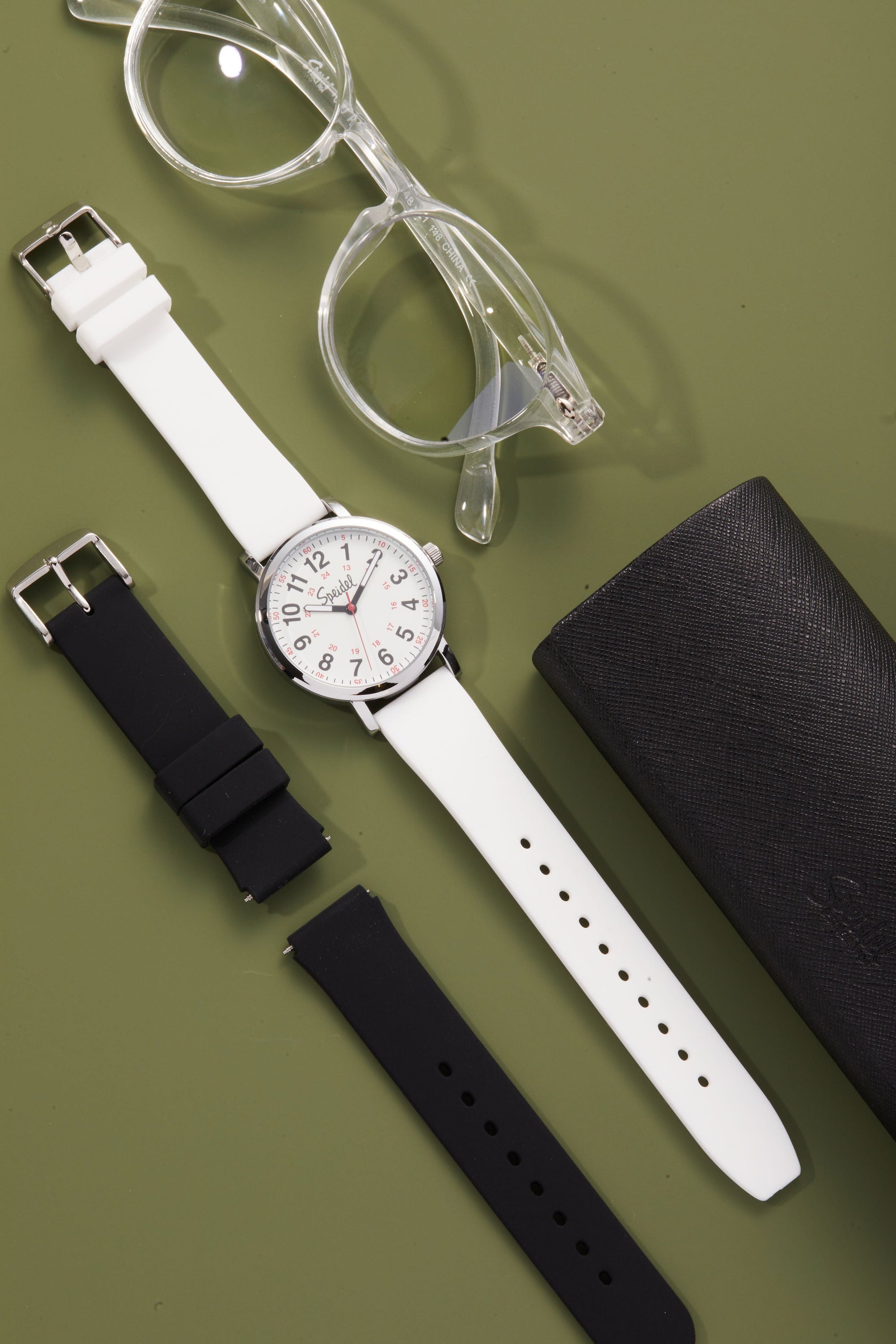 White and Black Scrub Watch Bundle