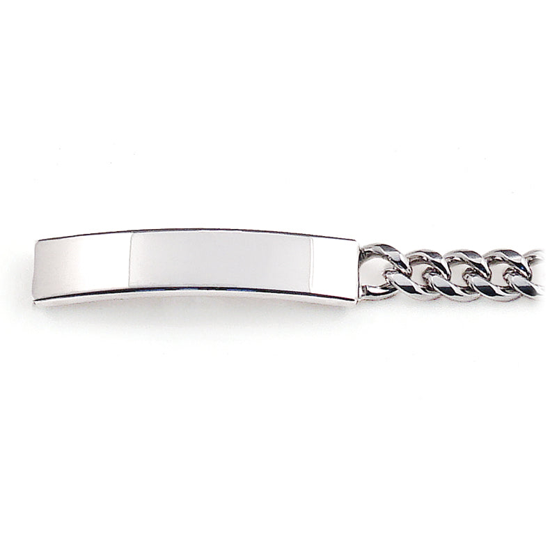 Ladies’ ID Bracelet with Polished Plaque