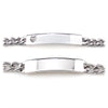 His and Hers ( Heart Cut Out) Boxed ID Bracelets