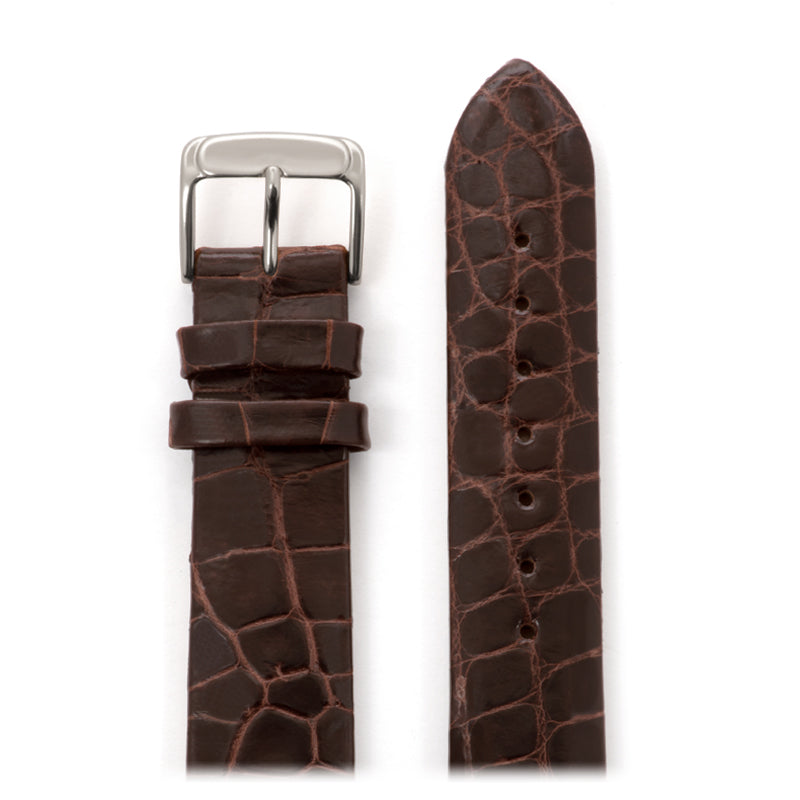 Men's Genuine Watchband with Alligator Grain