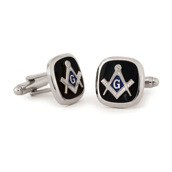 Masonic w/Jet Cuff Links