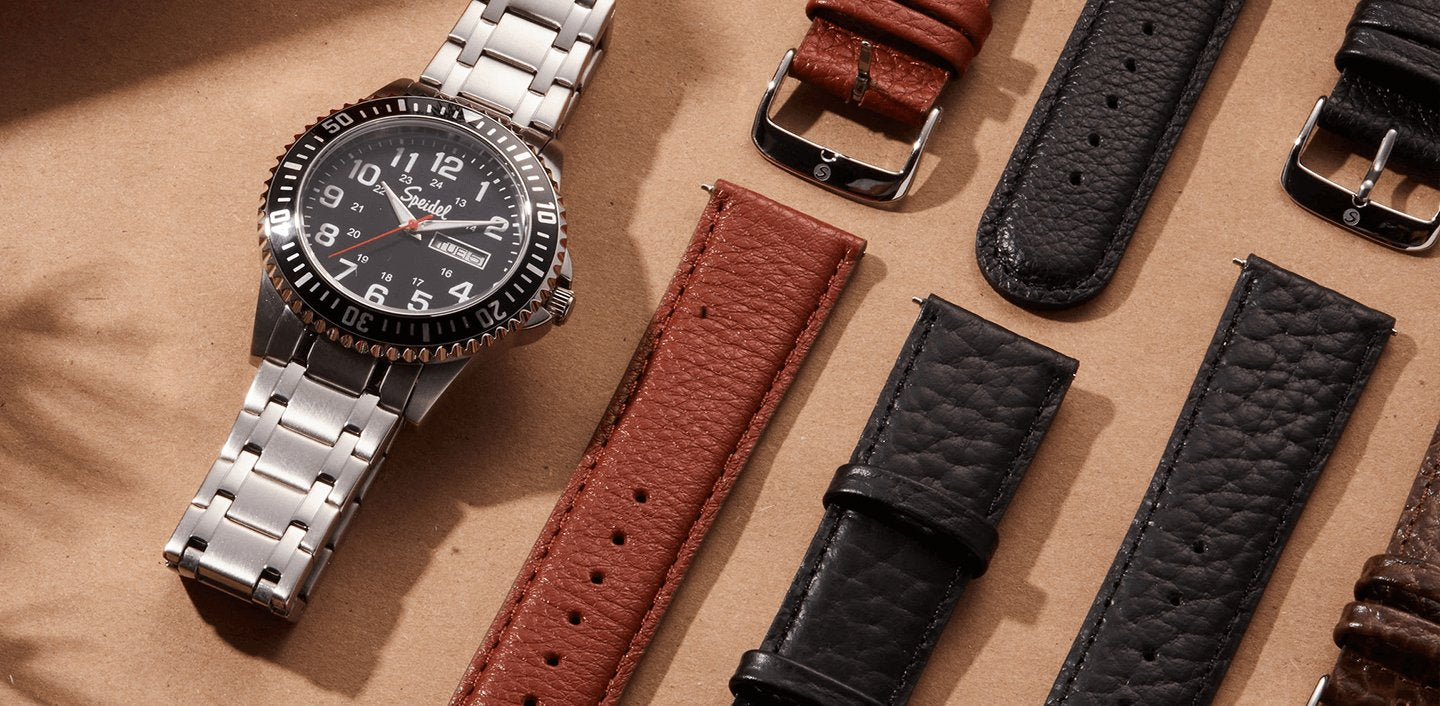 Leather Watch Bands Sewn in the USA