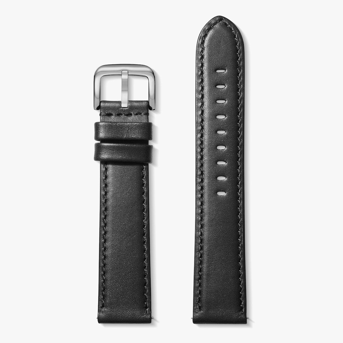 22 XL Black Aniline Railroad Classic, Polished Stainless Steel Buckle