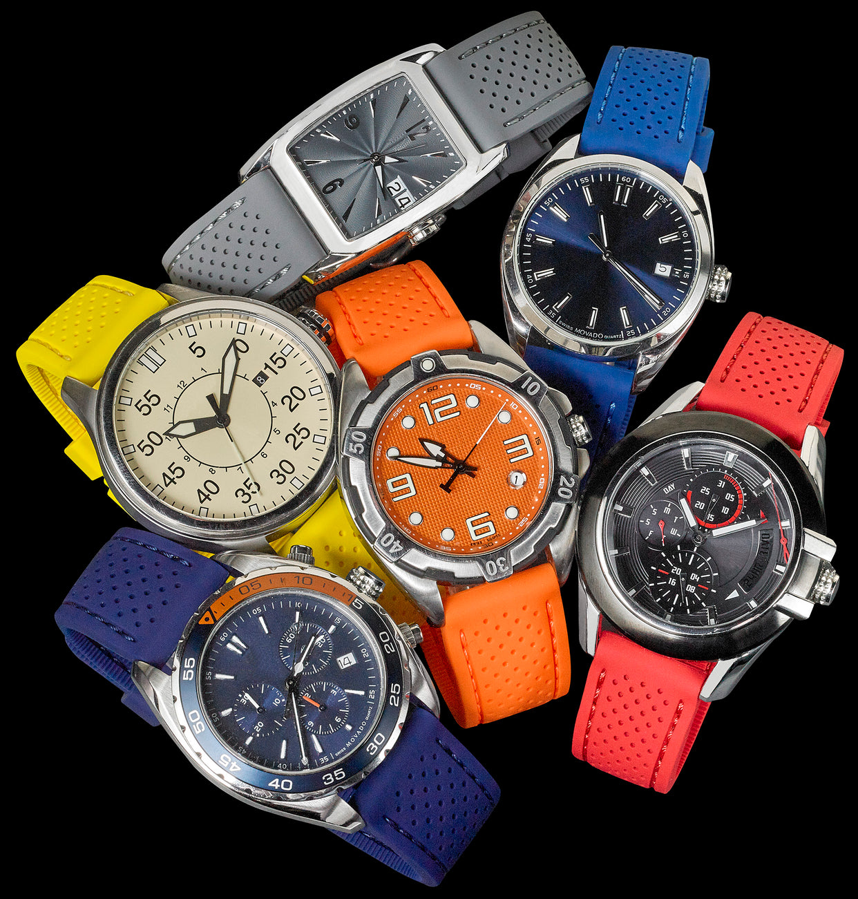 Silicone Sports Watchband with square tip  SB2800