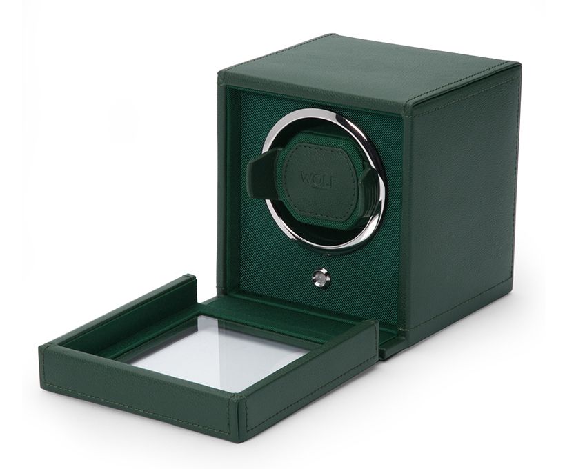 Cub Watch Winder with Cover Green Speidel