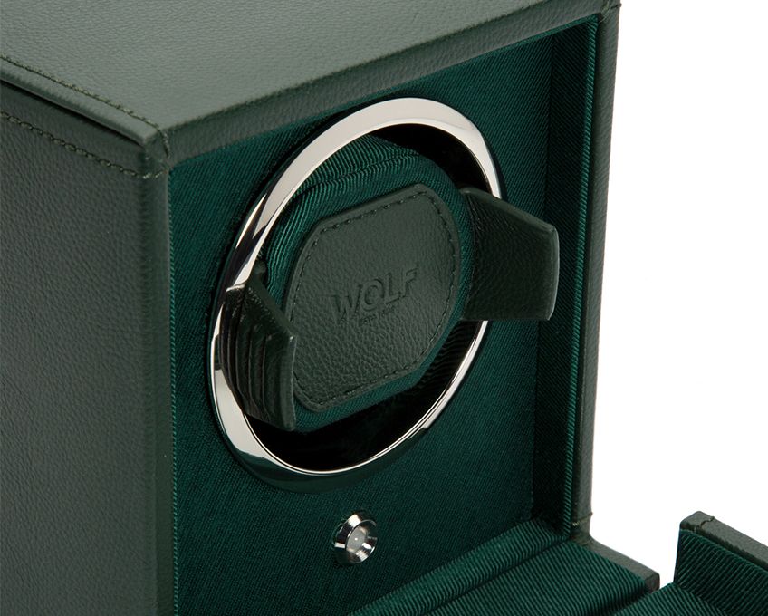 Cub Watch Winder with Cover Green Speidel