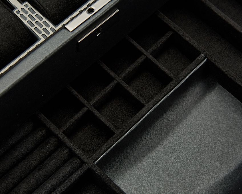 Axis 10 Piece Watch Box with Additional Storage Drawer