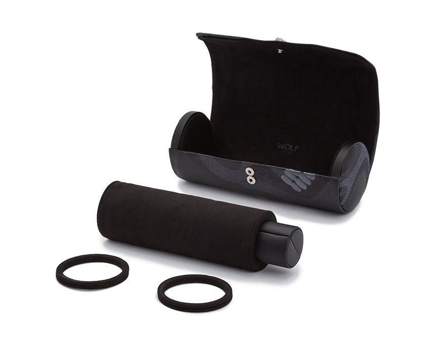 Memento Mori Triple Watch Roll Travel Case