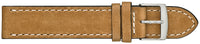 Fleurus Rustic Leather Watchband with Ecru Stitch  595