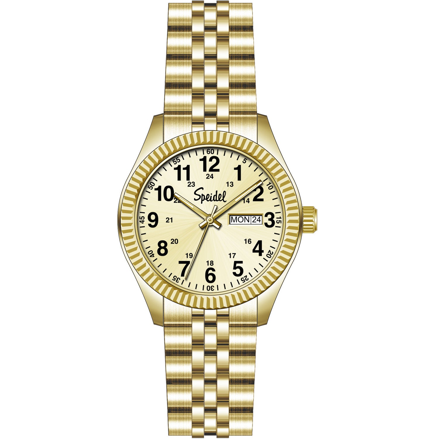 Ladies Luxury Watch , Gold, Silver, Dual Tone and Black Link Ladies Luxury Watch , Gold, Silver, Dual Tone and Black Link