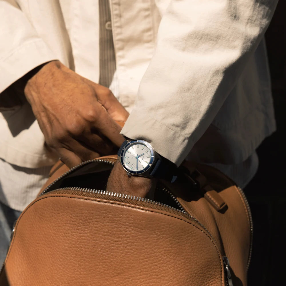 Shinola Duck Watch With Rubber Strap