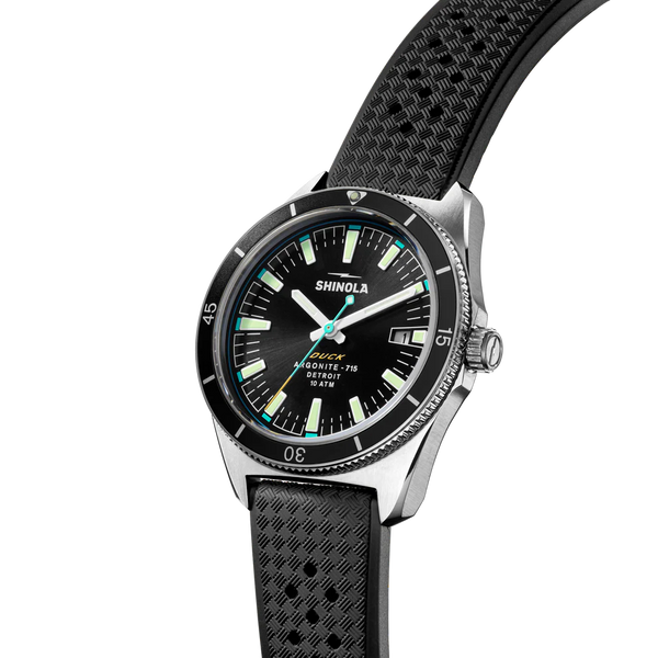 Shinola Duck Watch With Rubber Strap