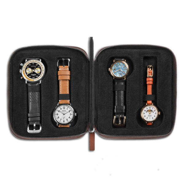 Four Watch Travel Case