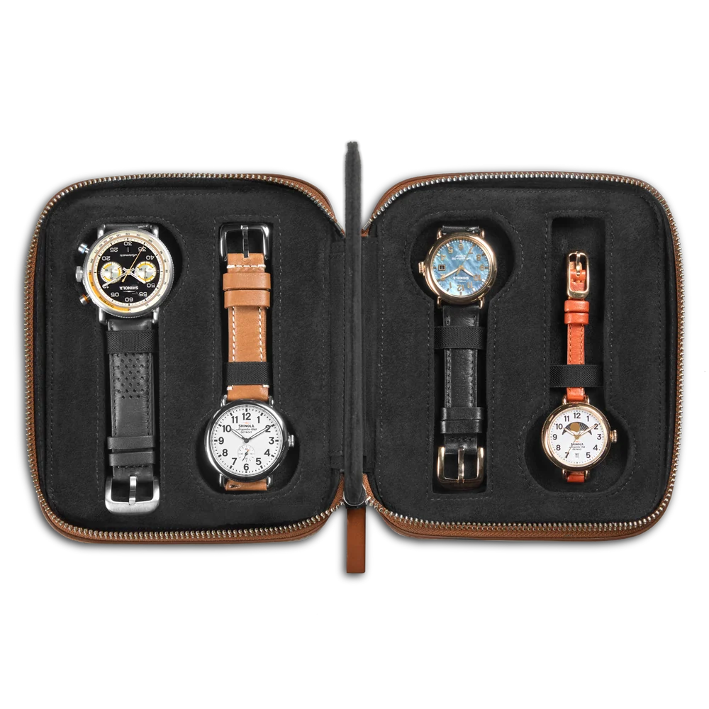 Four Watch Travel Case
