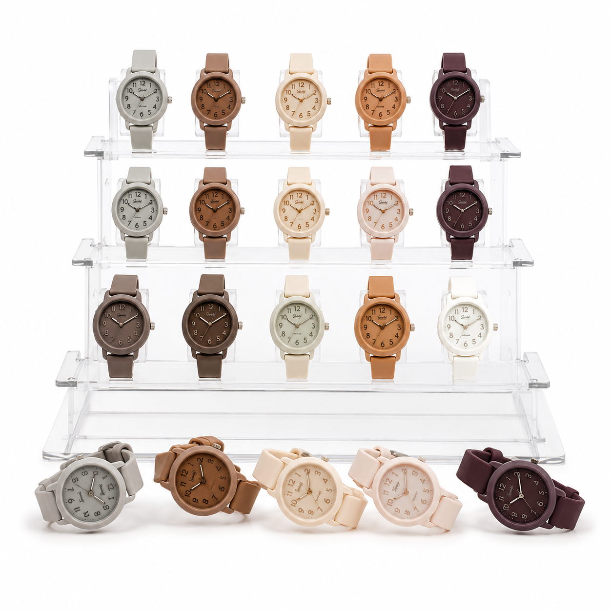 Eco-Nude 20-Piece Watch Assortment Bundle + FREE Display