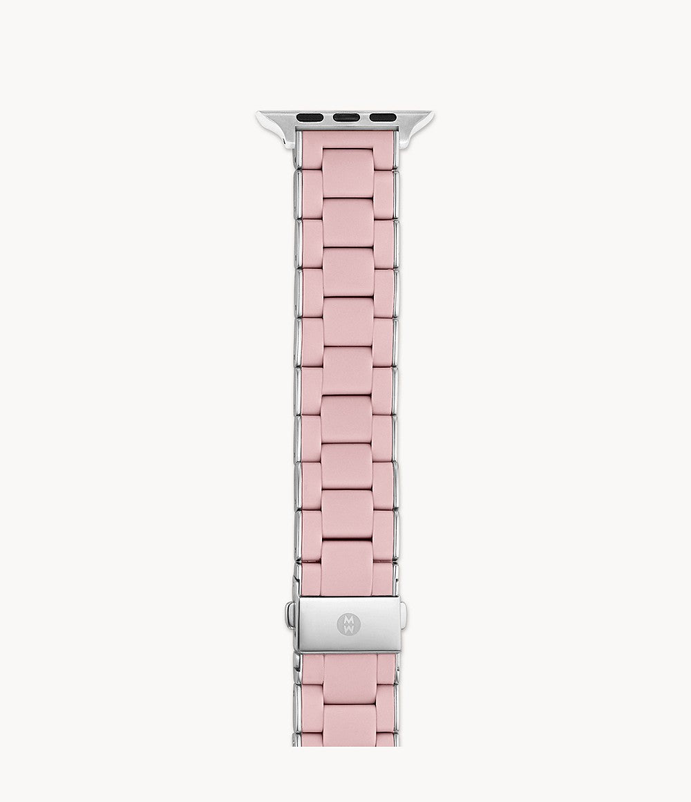 Pink Lizard Apple Watch Leather Band