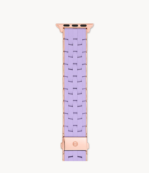 MICHELE Silicone-Wrapped Bracelet Watchband for Apple Watch®