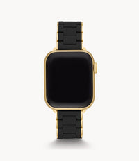 MICHELE Silicone-Wrapped Bracelet Watchband for Apple Watch®