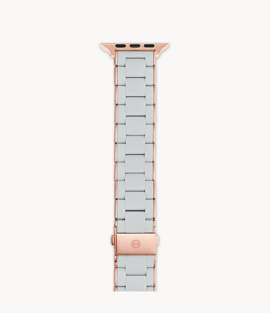 MICHELE Silicone-Wrapped Bracelet Watchband for Apple Watch®