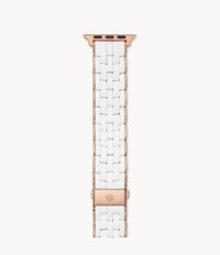 MICHELE Silicone-Wrapped Bracelet Watchband for Apple Watch®