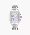 MICHELE Watches Deco Stainless Steel Diamond Watch (33mm)