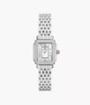 Michele Deco Madison Mini Diamond Silvertone Watch