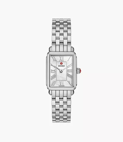 Michele Deco Park Stainless Steel Watch