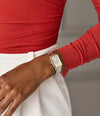 Michele Deco Park Stainless Steel Watch