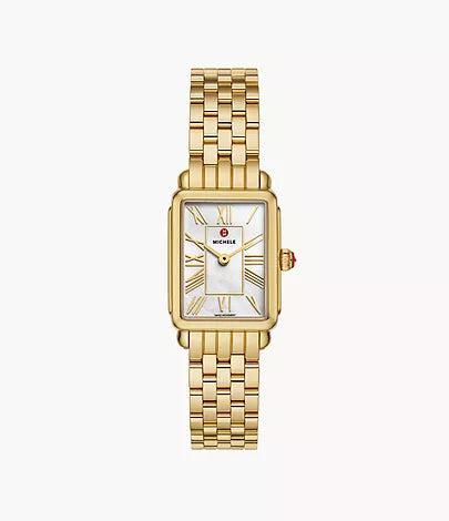 Michele Deco Park Stainless Steel Watch