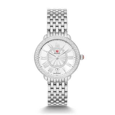 MICHELE Watches Special Edition Serein Mid Diamond Sunray Dial