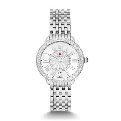 MICHELE Watches Special-Edition Serein Mid Diamond Sunray Dial Watch (36mm)