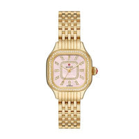 MICHELE Watches Meggie 18k Gold-Plated Diamond Watch (29mm)