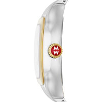 MICHELE Watches Meggie Two-Toned 18k Gold-Plated Diamond Dial Watch (29mm)