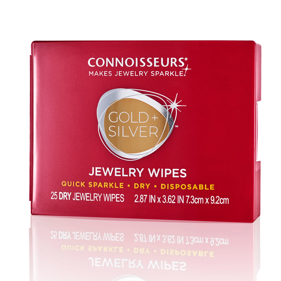 Connoisseurs Jewelry  Wipes Compact  25ct per pk 6pk