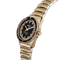 Shinola Duck Automatic 38mm Watch – Black & Gold